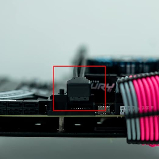 LINKUP USB 3.2 Gen2 Internal Adapter | 20-Pin Header to USB-A | 10Gbps male to female for PC front panel