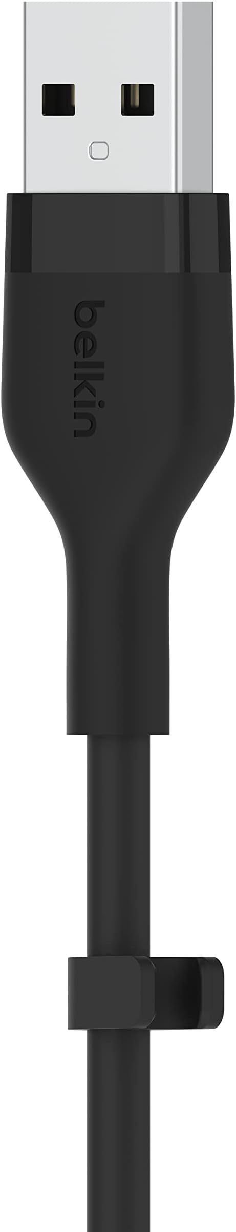 Belkin USB A to USB C Cable 6.6ft iPhone Charger Cord | soft-touch silicone finish includes cable clip iPhone 17 Samsung Galaxy S25 Pixel 9 Nintendo Switch 2 everyday cable