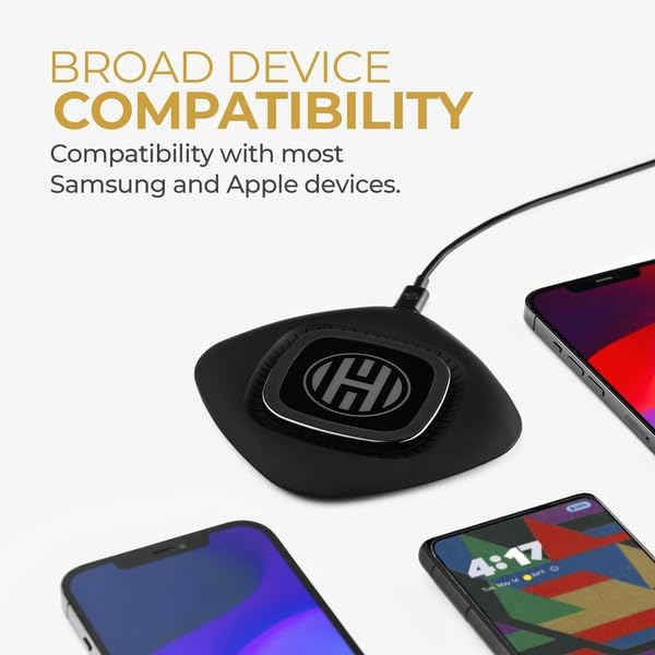 Halo Wireless Charging Pad - Black