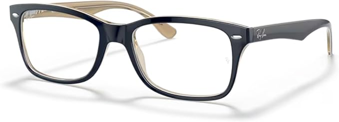Ray-Ban RX5228 Square Eyeglasses for Men for Women +BUNDLE with ACCESSORY EYEWEAR KIT