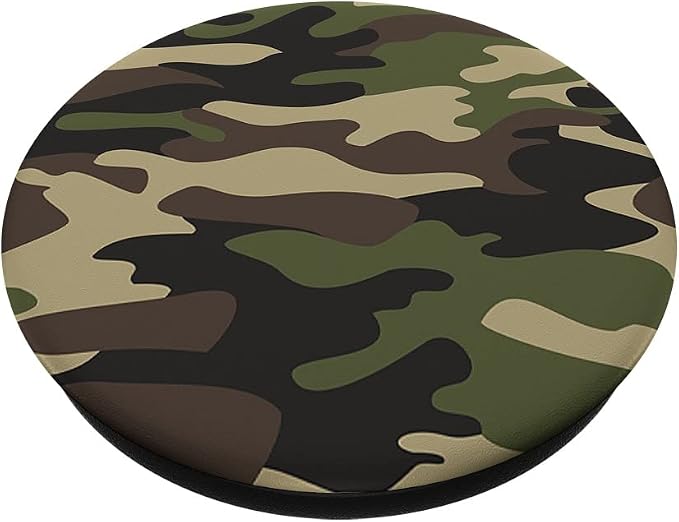 Woodland Camo Popsocket Military Camouflage PopSockets Camo PopSockets Adhesive PopGrip