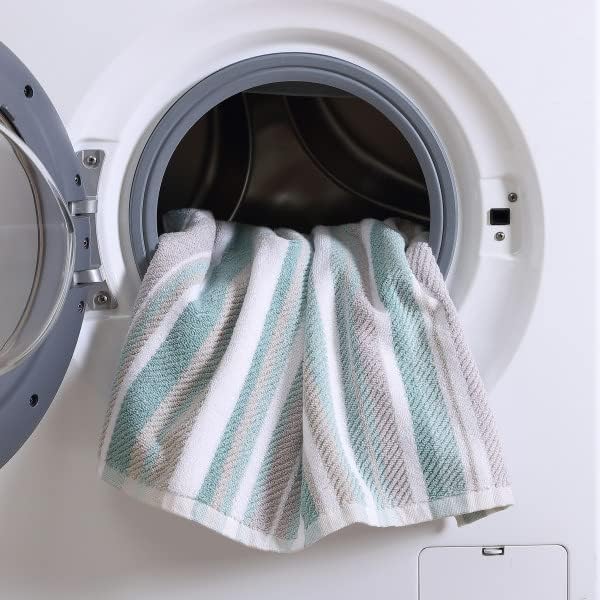 Tommy Bahama - Bath Towels Set, Highly Absorbent Cotton Bathroom Decor, Fade Resistant (Ocean Bay Blue, 3 Piece)
