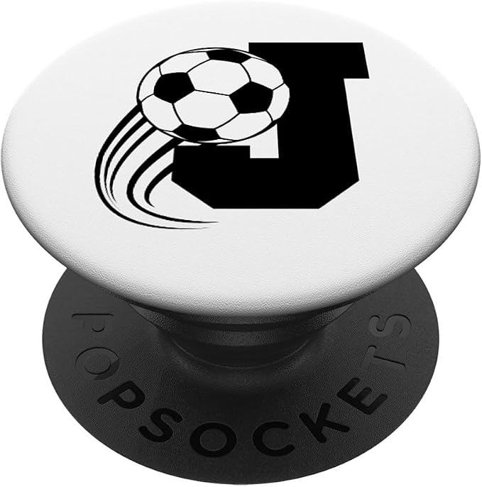 Soccer Pop Socket - Soccer Popsocket - Letter J PopSockets Adhesive PopGrip