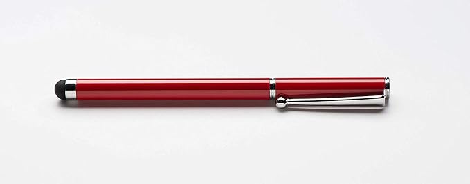 PRO Stylus + Pen Works for Lava Iris 350 with Custom High Sensitivity Touch and Black Ink! [3 Pack-RED]