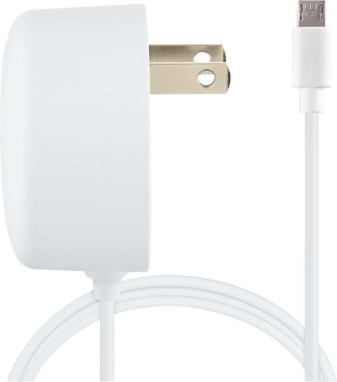 Micro USB Micro-B Wall Charger Compatible with Android and Samsung Galaxy S7 S6 J3 J8 J7 A7 Note 5 Kindle Moto Lumia and Many More (6-Foot)