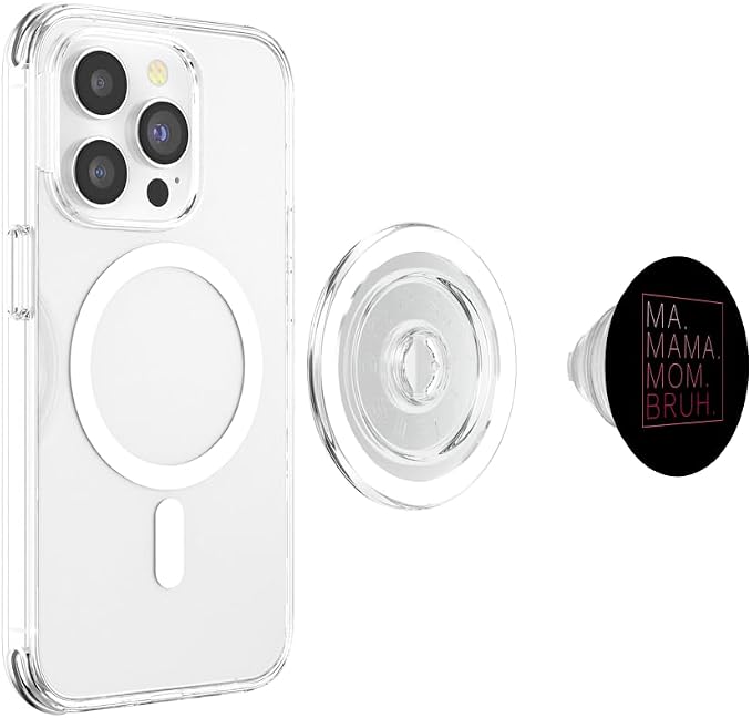 Ma Mama Mom Bruh Funny Mom Saying Cute Mom Mommy PopSockets Adhesive PopGrip