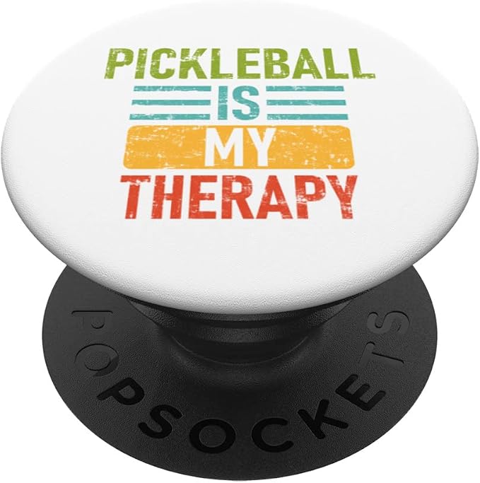 Pickleball Is My Therapy - Pickleball PopSockets Swappable PopGrip