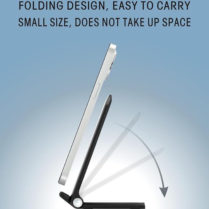 External Type-C Wireless Charging Adapter Receiver for Samsung Galaxy A14 A24 A34 A04 A54 with Stand Folding Charger