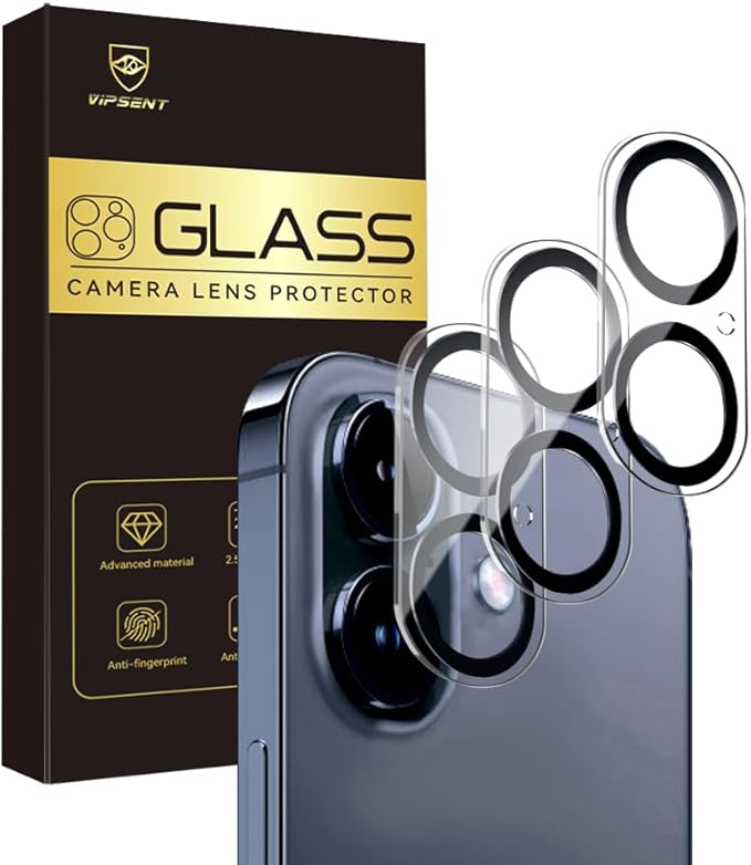 Camera Lens Protector for iPhone 13 Pro 6.1 &amp iPhone 13 Pro Max 6.79H Tempered Glass，Ultra HD Scratch Resistance Easy to Install，Case Friendly，[Does not Affect Night Shots] 3-Pack
