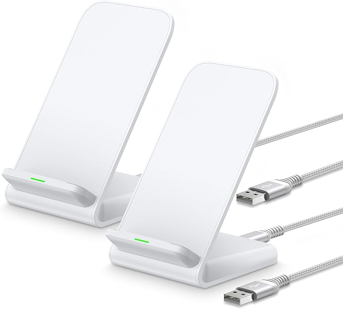 Pixel Wireless Charger 15W Fast Charging Stand for Google Pixel 10 Pro XL | 10a/9a/9/9 Pro/9 Pro Fold/8a/8/8 Pro/7a/7Pro/6Pro 2Pack Android Phone Wireless Charger Stand for Samsung Galaxy S26 S25 S2