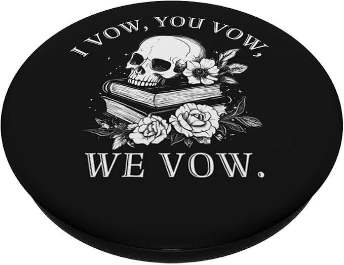 I Vow You Vow We Vow Smutty Spicy Book Dark Romance Reader PopSockets PopWallet for MagSafe