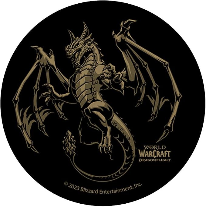 World of Warcraft Dragonflight Wrathion Epic Shot Vintage PopSockets Standard PopGrip