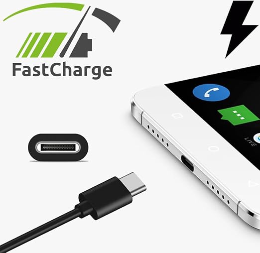 PRO 4FT USB-C Data Charging Cable (2Pack) Compatible with ZTE Blade A31 Plus Plus Quick Fast Charging Plus 5Gbps Data Transfer Hi-Speeds!