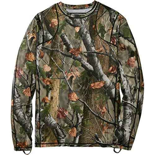 Legendary Whitetails mens Huntguard Padded Base Layer Long Sleeve Shirt
