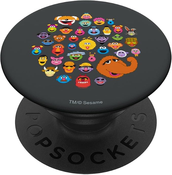 Sesame Street Character Head Shots PopSockets Adhesive PopGrip
