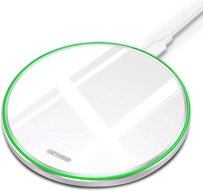 Fast Wireless Charger,20W Max Wireless Charging Pad Compatible with iPhone 16/16 Pro/16 Pro Max/16 Plus/15/14/13/12/11/X,AirPods;FDGAO Induction Charge Mat for Samsung Galaxy S25/S24/S23/S20