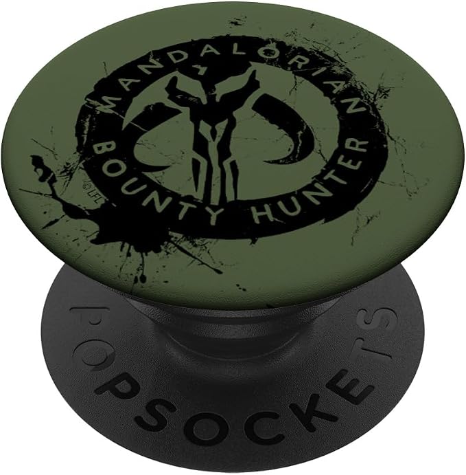Star Wars The Mandalorian Paint Splatter Emblem PopSockets Adhesive PopGrip