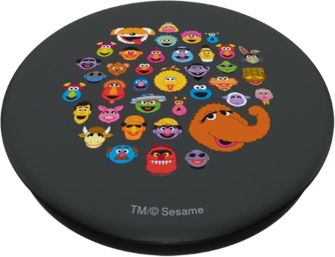 Sesame Street Character Head Shots PopSockets Adhesive PopGrip