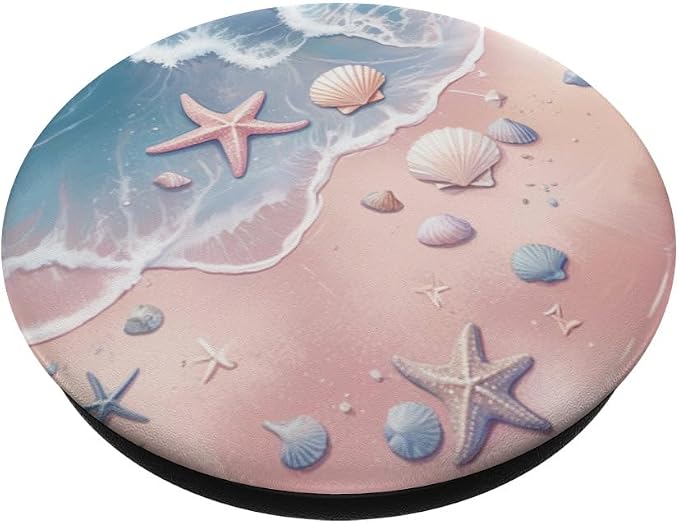 Beach Seashell Starfish PopSockets Adhesive PopGrip