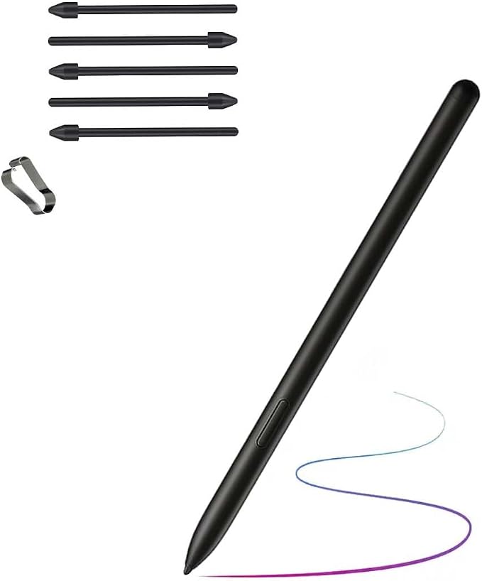 Stylus Pen Replacement for Kindle Scribe4096 Pressure SensitivityMagnet Adsorption Pen for Digital WritingDrawing Replacement for Kindle Scribe Pen(Black)