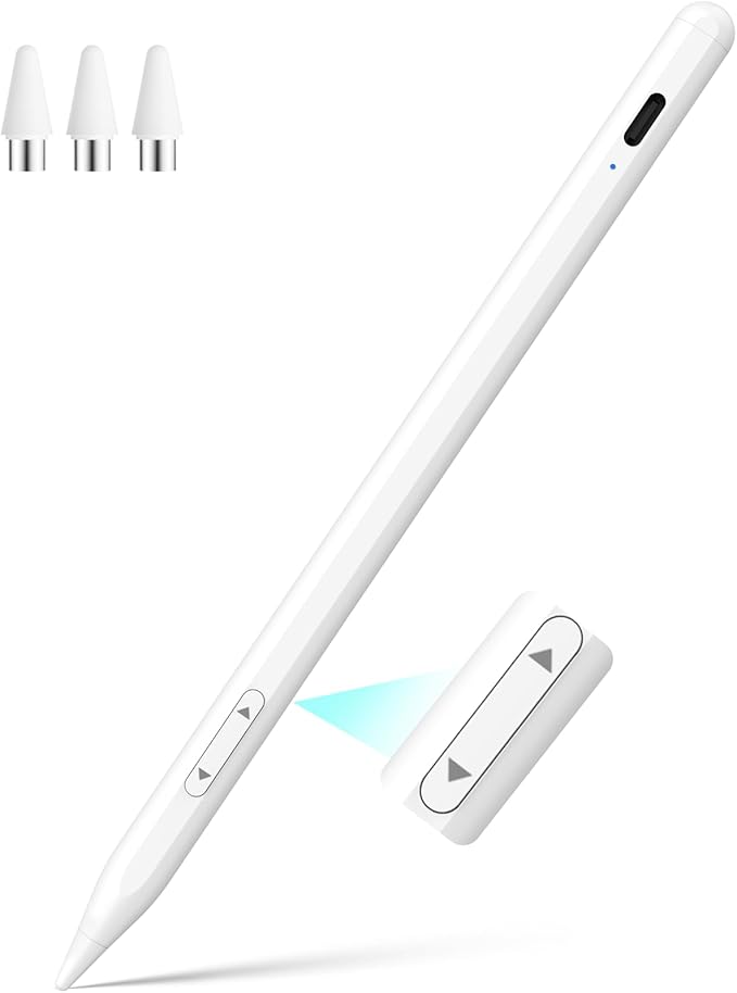 Universal Stylus Pen for iPhone 2X Fast Charge Stylus Pencil for ipad | Compatible with iPhone Apple ipad Pro Air Mini Android Tablet All TouchscreenPink