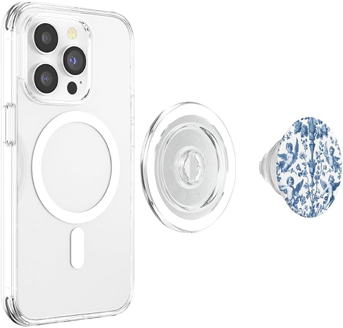 Toile de Jouy French Country Decorating Pattern PopSockets Adhesive PopGrip