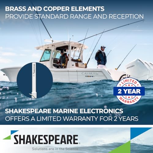 Shakespeare 5206-N White 8' Marine Antenna