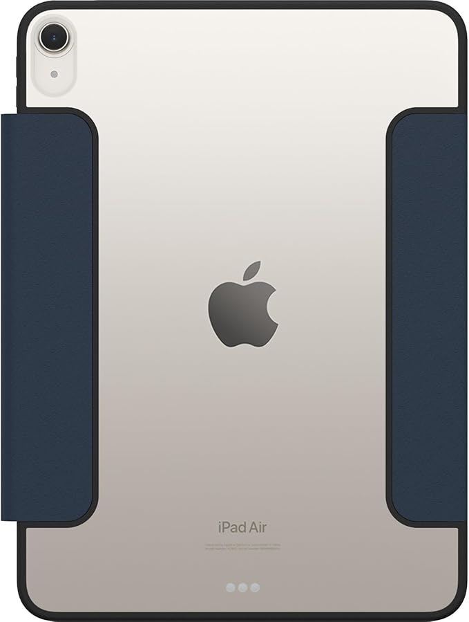 OtterBox Symmetry Series Folio case for iPad Air 11-inch (M3) & (M2) - Costal Evening (Clear/Blue), Ultra-Sleek Design, Multiple Viewing Positions, Magnetic Sleep/Wake Cover