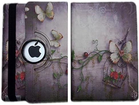 Case for iPad Air 1st Generation Models A1474 A1475A1476 360 Rotating Stand with Wake Up/Sleep Function Also for iPad 6th 5th Air2nd Generation 9.7 inch case (Art Flower)