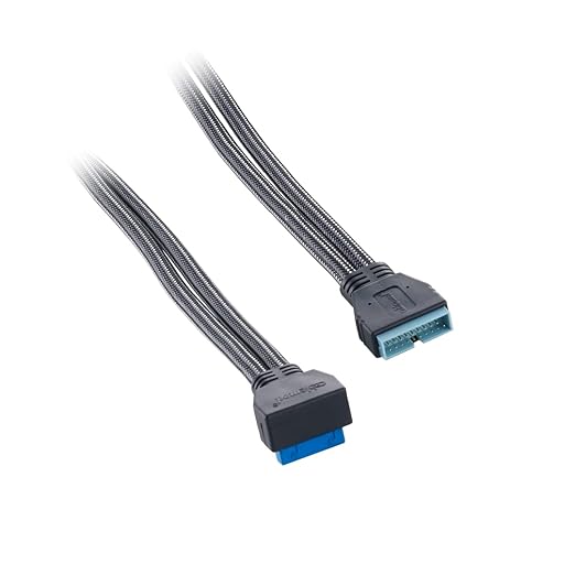 CableMod ModMesh Sleeved Internal USB 3.0 (Black 50cm)