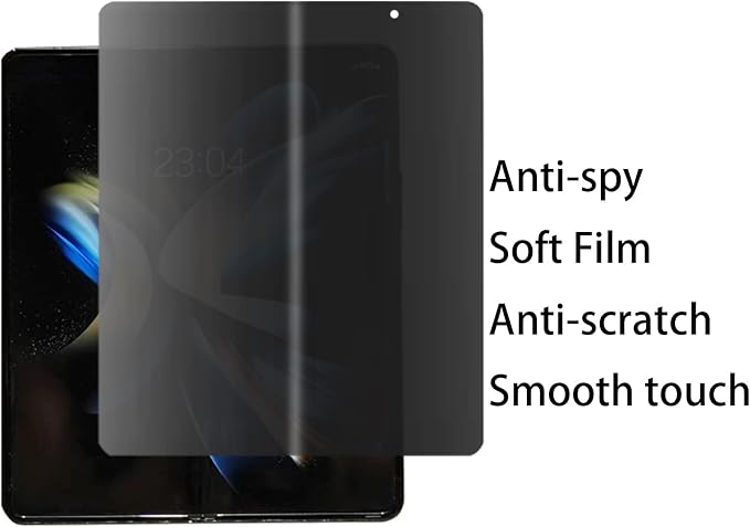 Anti-Spy Anti-Glare Screen Protector Suit for Samsung Galaxy Z Fold 4 5G 2022 Privacy Outer Inner Matte Soft Anti-Scratch Film Anti-Peeping