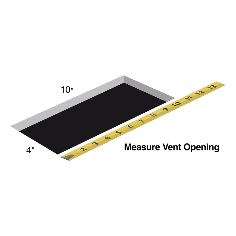 Rocky Mountain Goods Brown Floor Register Vent for 4-Inch by 10-Inch Vent Openings (Item Dimensions 11.5" x 5.5") - Easy Adjust Air Supply Lever - Premium Finish - Heavy Duty for Walk on Use