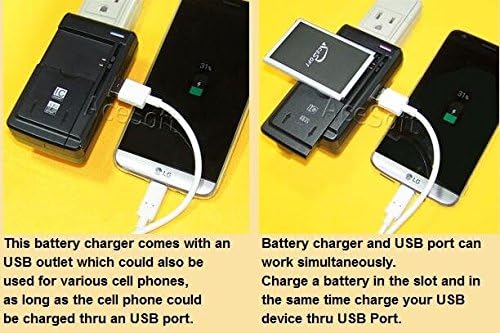 Universal Battery Charger Travel Dock Home Micro USB 3.1 Reversible Data Cable Cord 3ft Compatible with ZTE Imperial Max Z963U Smartphone