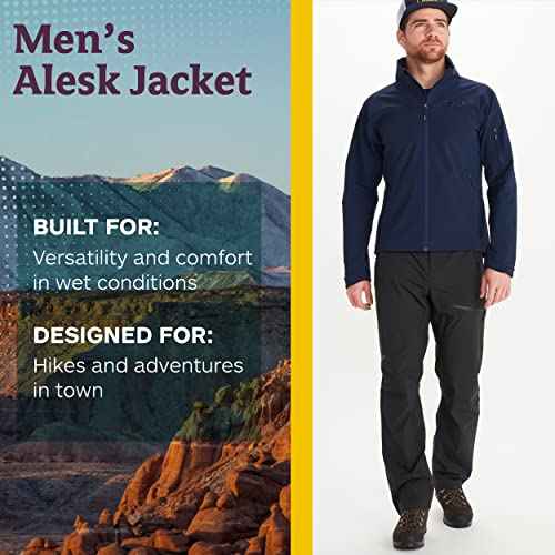 MARMOT Men's Alsek Jacket - Lightweight, Water-Resistant Softshell