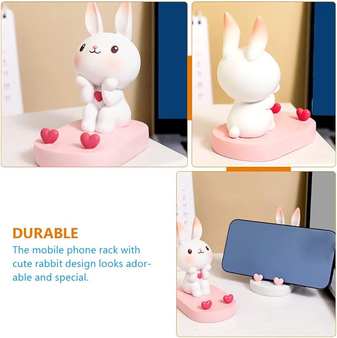Gatuida Phone Stand Cute Rabbit Smartphone Stand Phone Holder Cartoon Animal