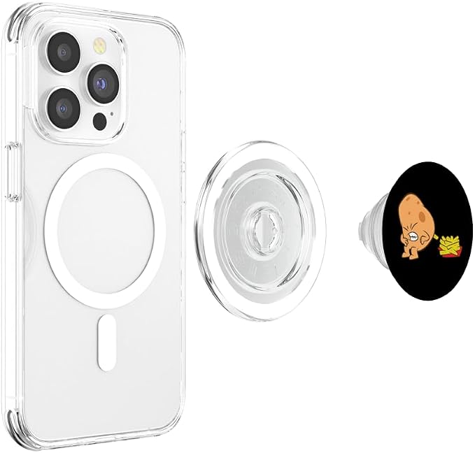 Funny Potato and French Fries PopSockets Adhesive PopGrip