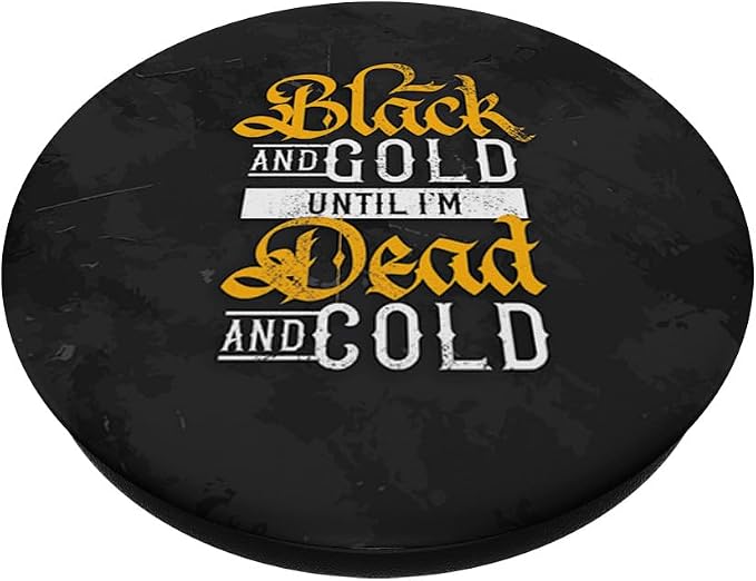 Pittsburgh Ultimate Sports Fan Distressed Lettering PopSockets Adhesive PopGrip
