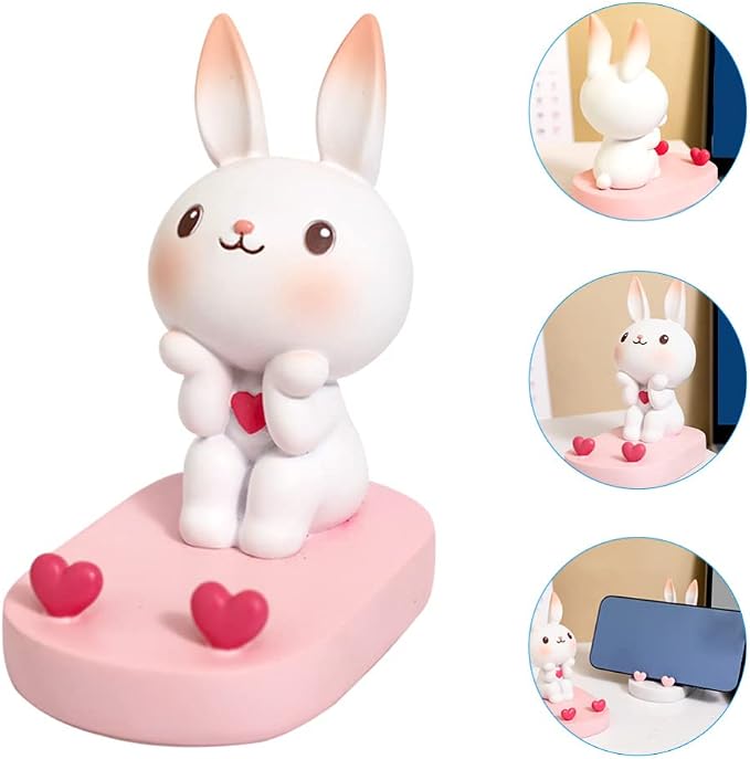 Gatuida Phone Stand Cute Rabbit Smartphone Stand Phone Holder Cartoon Animal