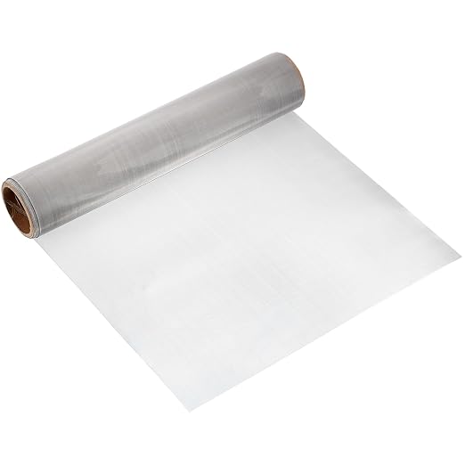 uxcell 150 Mesh 118" x 10" Woven Wire Mesh, 316 Stainless Steel Air Vent Filter