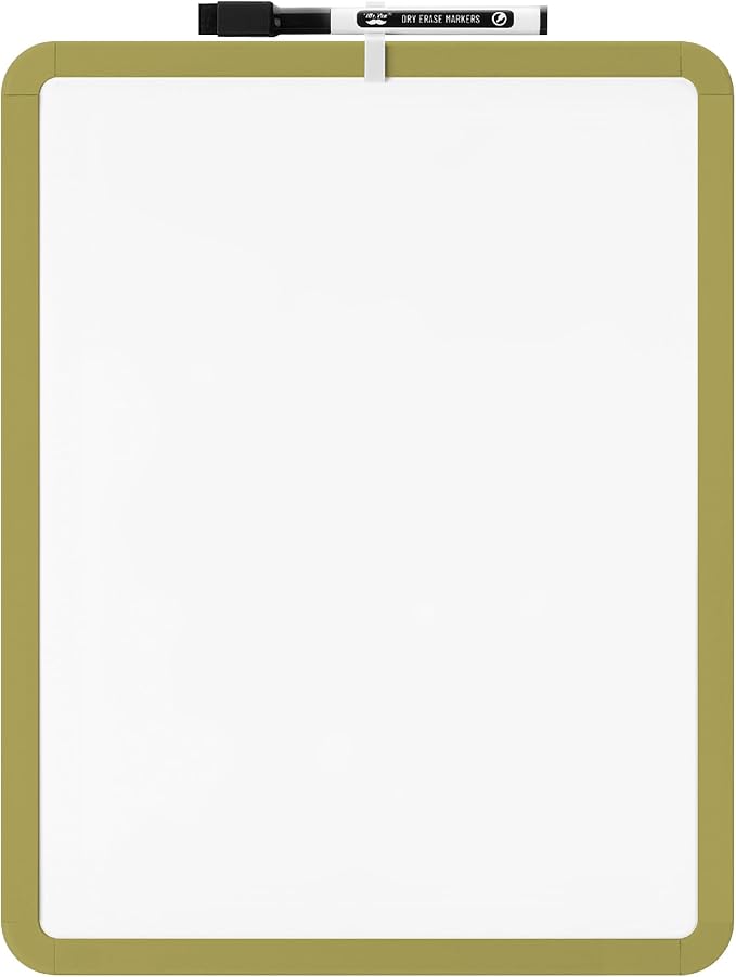 Mr. Pen- Dry Erase Board, 14” x 11” with a Black Dry Erase Marker, Small Mini White Board for Students, Back to School Supplies
