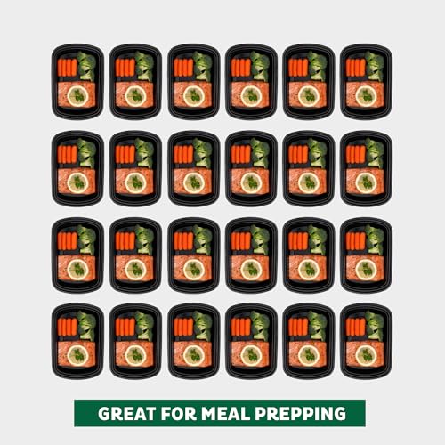 Freshware Meal Prep Containers [150 Pack] 1 Compartment Food Containers with Lids, Bento Box, Stackable, Microwave/Dishwasher Safe (38 oz) - size: 38OZ-150PK