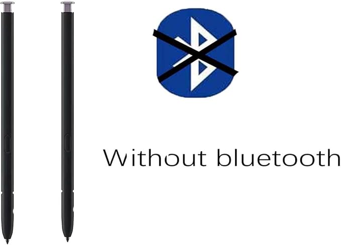 2 Pack S Pen S23 Ultra Stylus Replacement for Samsung Galaxy S23 Ultra S Pen withoutBluetooth Function(Phantom Black) + Eject Pin EJ-PS918