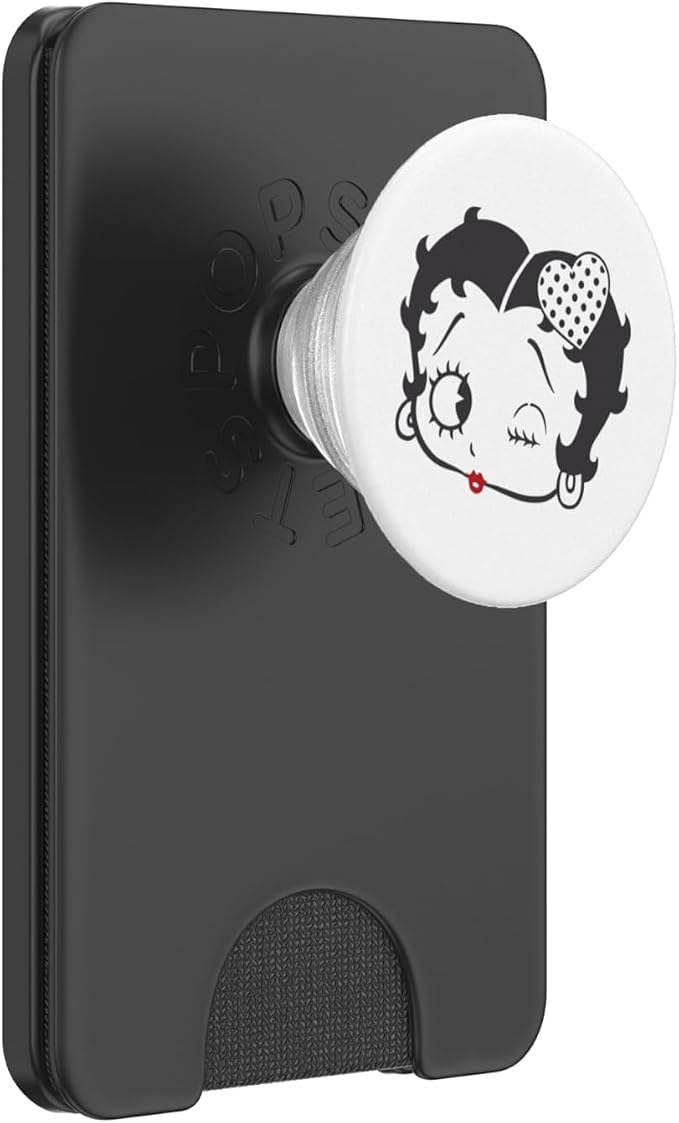 Betty Boop Dot Heart Wink PopSockets Adhesive PopGrip
