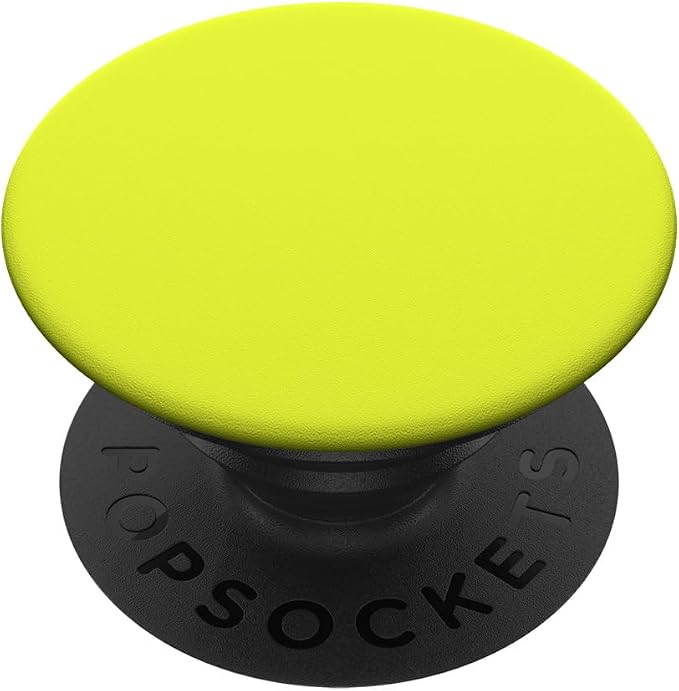 Bright Yellow Solid Color Phone Cute Accessory Light Yellow PopSockets Adhesive PopGrip