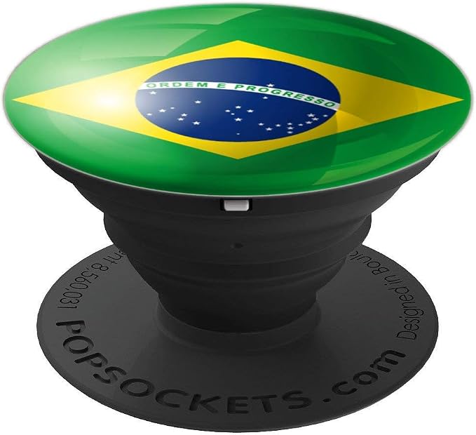 Brazil Flags United Kingdom England BrazilIan British Brazil PopSockets Standard PopGrip
