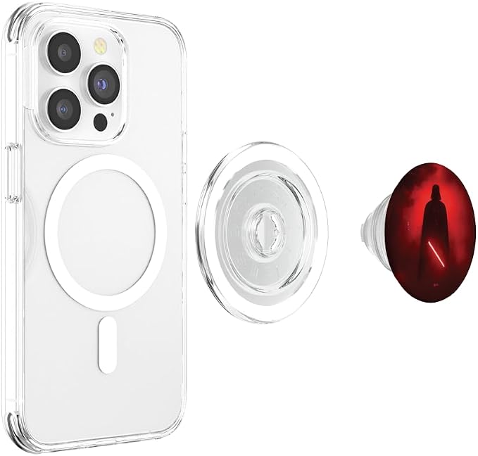 Star Wars Darth Vader Red Lightsaber Shadow PopSockets Adhesive PopGrip