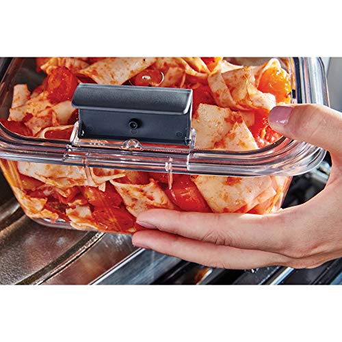 Rubbermaid Brilliance Food Storage Container, Medium Deep, 4.7 Cup, Clear 2024349 - size: 4.7 Cup