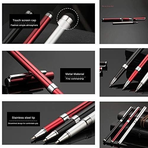 PRO Stylus + Pen Works for Acer Liquid S1 with Custom High Sensitivity Touch and Black Ink! [3 Pack - Silver Red Black]