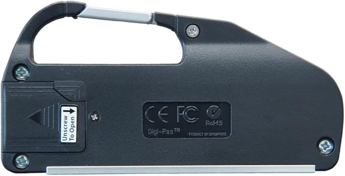 DigiPas DWL80PRO Pocket Size Digital Level, Electronic Angle Gauge, Protractor, Angle Finder, Bevel Gauge, 0.05° 4 inch, Black