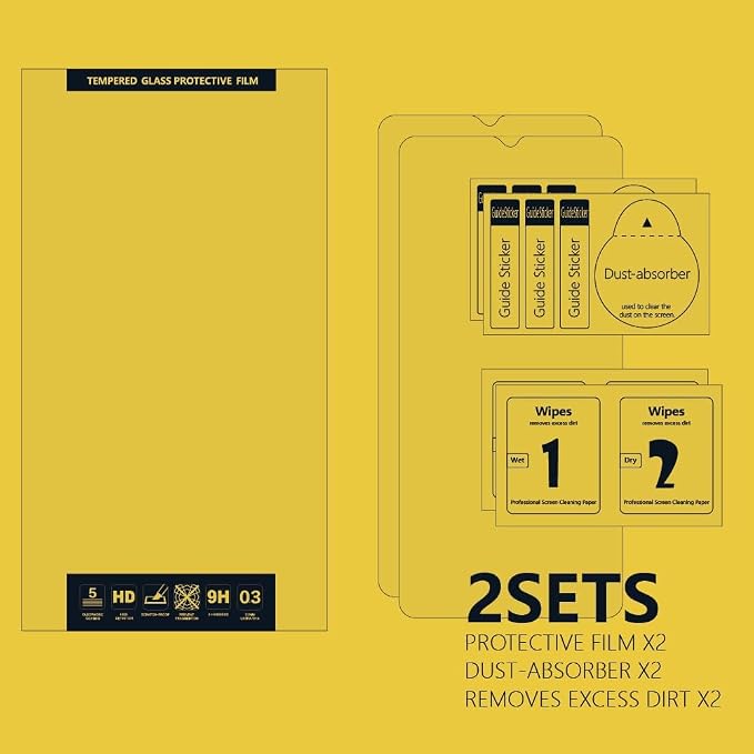 OCESTORE 2 Pack 3D Curve Silk Print Screen ProtectorAnti-Scratch 9H Hardness Full Coverage Tempered glass Protector Film for Moto Edge 2025.